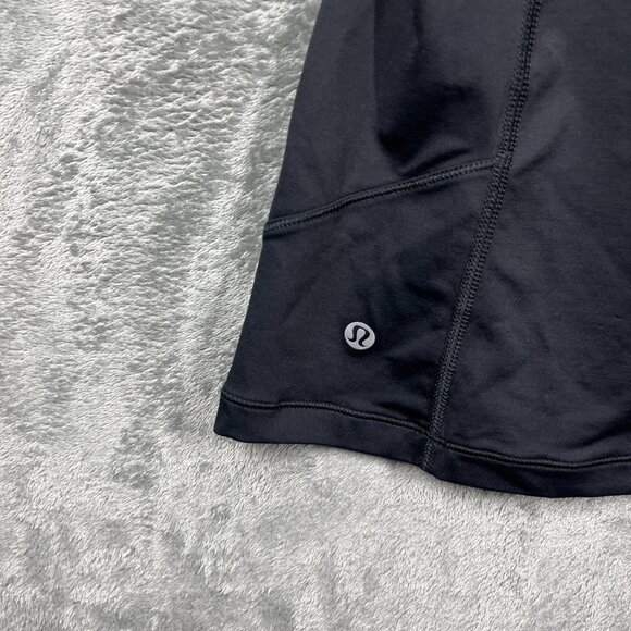 Lululemon Tank Top Size 6 Built-in Bra Black - Picture 3 of 6